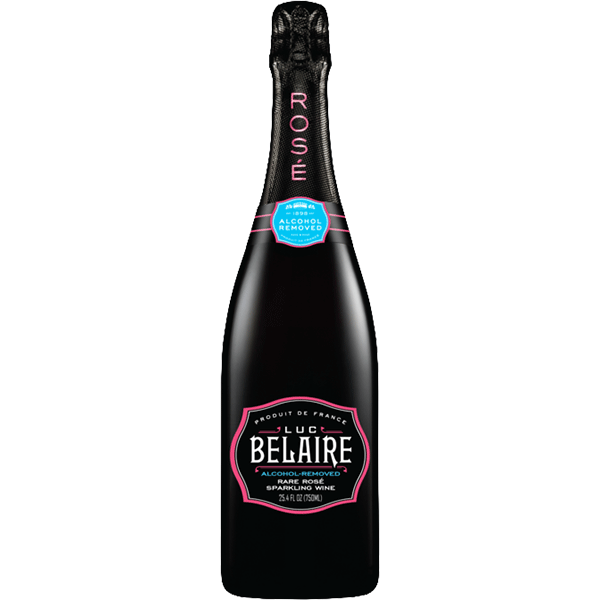 LUC BELAIRE LUXE SPARKLING ROSE NON ALCOHOL FRANCE 750ML WINE