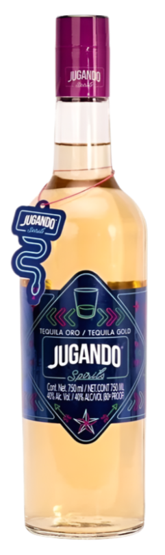 JUGANDO SPIRITS TEQUILA ORO GOLD W/ GAME GFT PK 750ML Spirits
