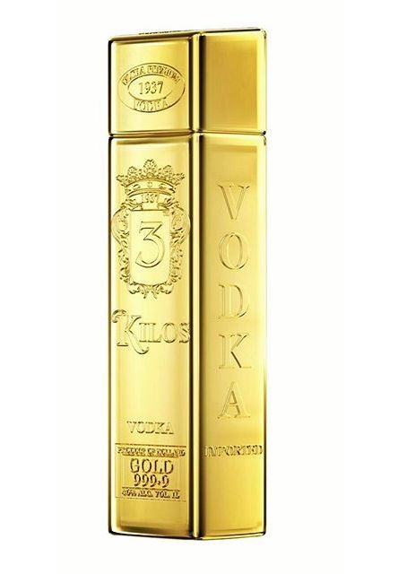 3 KILOS VODKA ULTRA PREMIUM HOLLAND 750ML Spirits