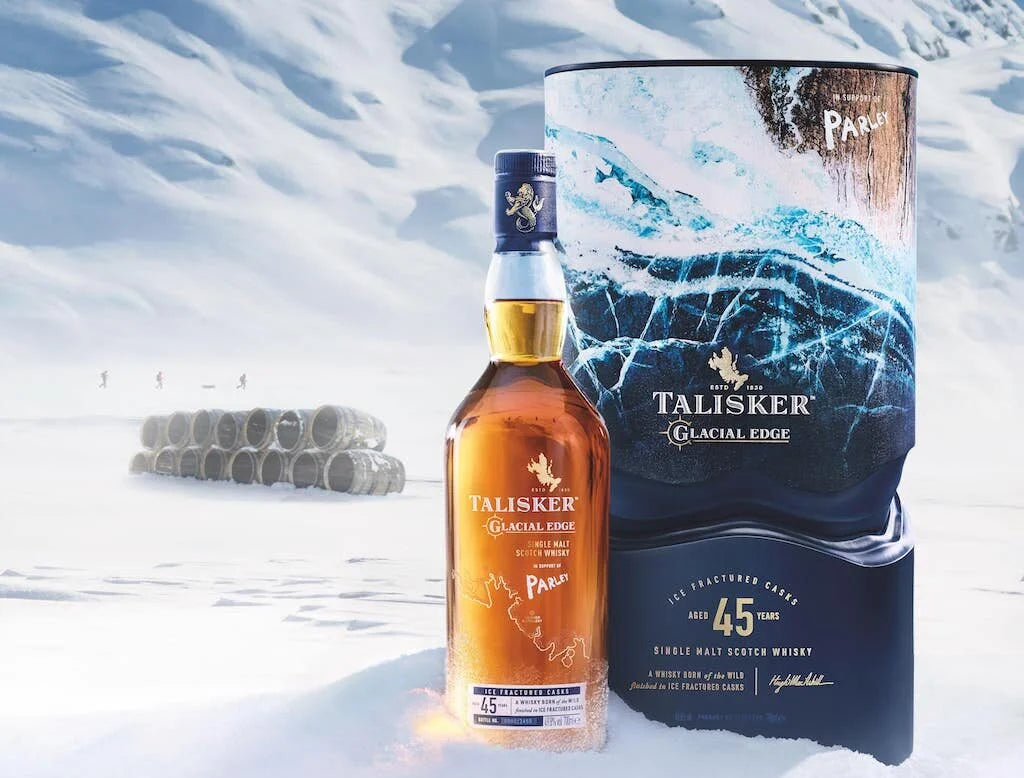 TALISKER SCOTCH SINGLE MALT GLACIAL EDGE LIMITED EDITION 45YR 700ML LIQ