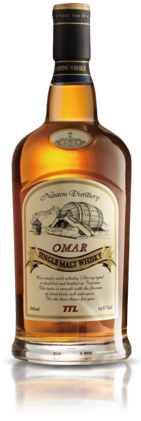 OMAR WHISKY SINGLE MALT SHERRY TYPE TAIWAN 700ML Spirits