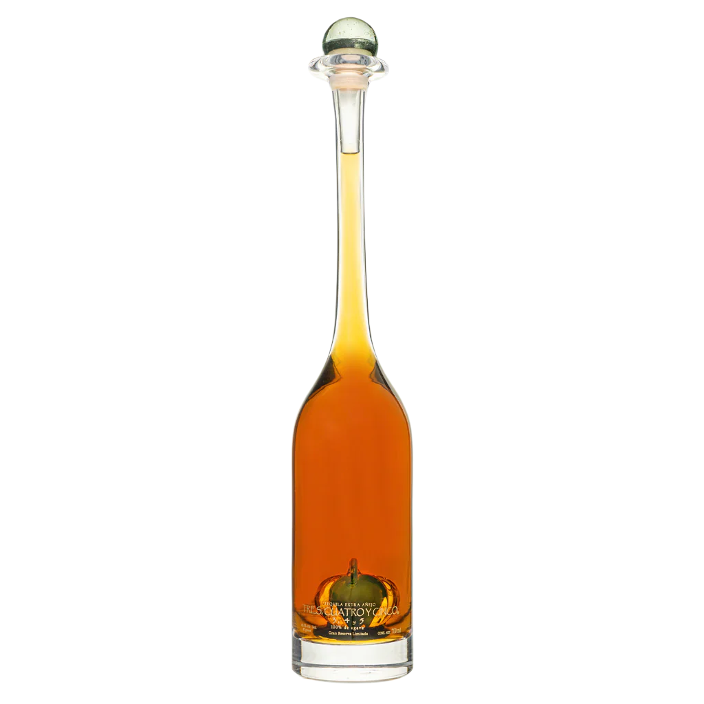 TRES CUATRO Y CINCO TEQUILA SPECIAL FAMILY BLEND EXTRA ANEJO 750ML Spirits