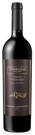 TERRAZAS CABERNET SAUVIGNON LOS AROMOS SINGLE VINEYARD ARGENTINA 2011 Wine