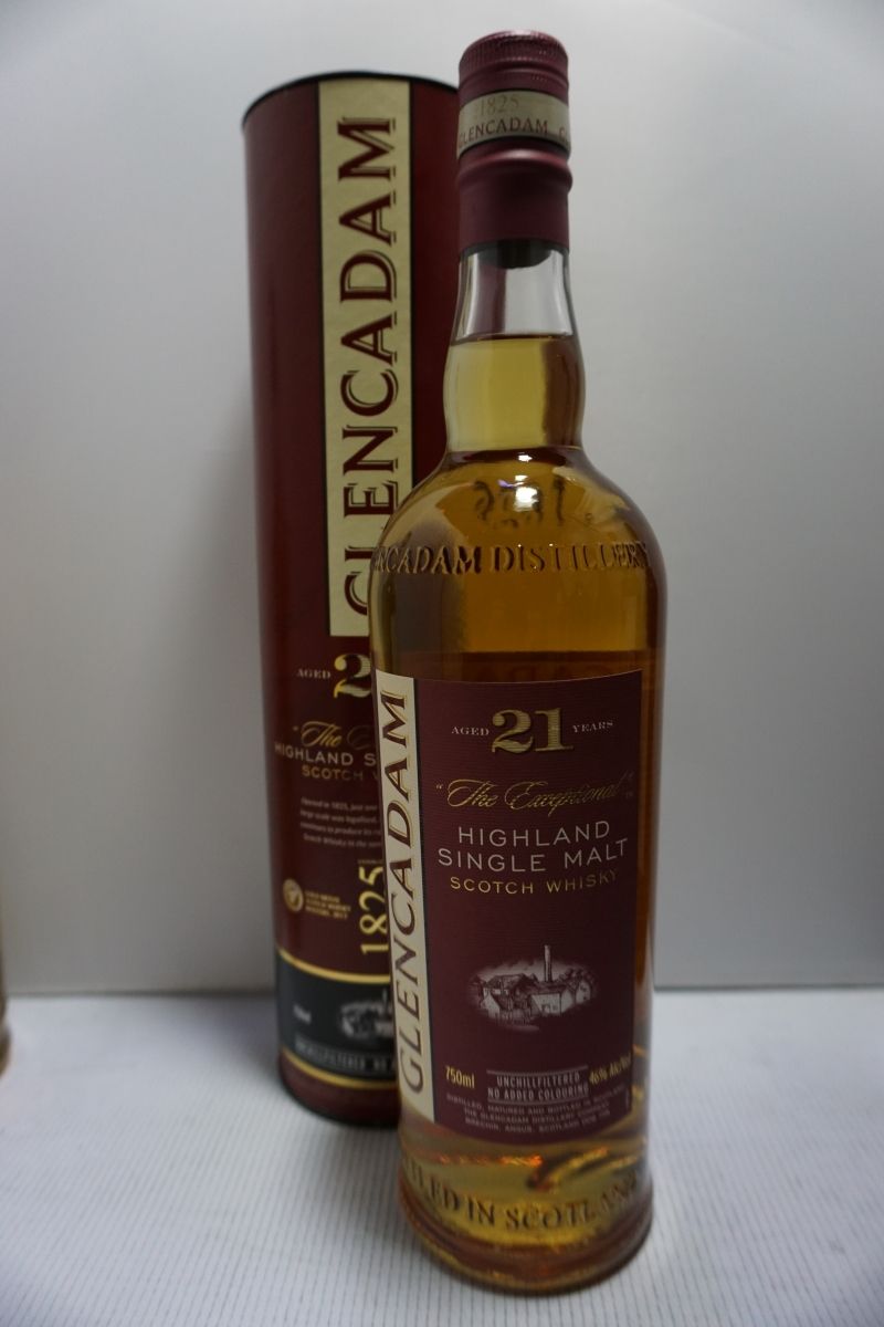 GLENCADAM SCOTCH SINGLE MALT HIGHLAND 92PF 21YR 750ML Spirits