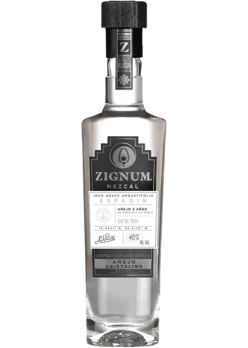 ZIGNUM MEZCAL ANEJO CRISTALINO 750ML LIQ