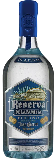 JOSE CUERVO DE LA FAMILIA TEQUILA PLATINO RESERVA 750ML Spirits