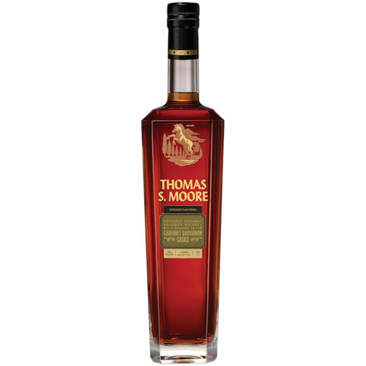 THOMAS S MOORE BOURBON FINISHED IN CABERNET SAUVIGNON CASKS EXTENDED CASK FINISH KENTUCKY 750ML Spirits