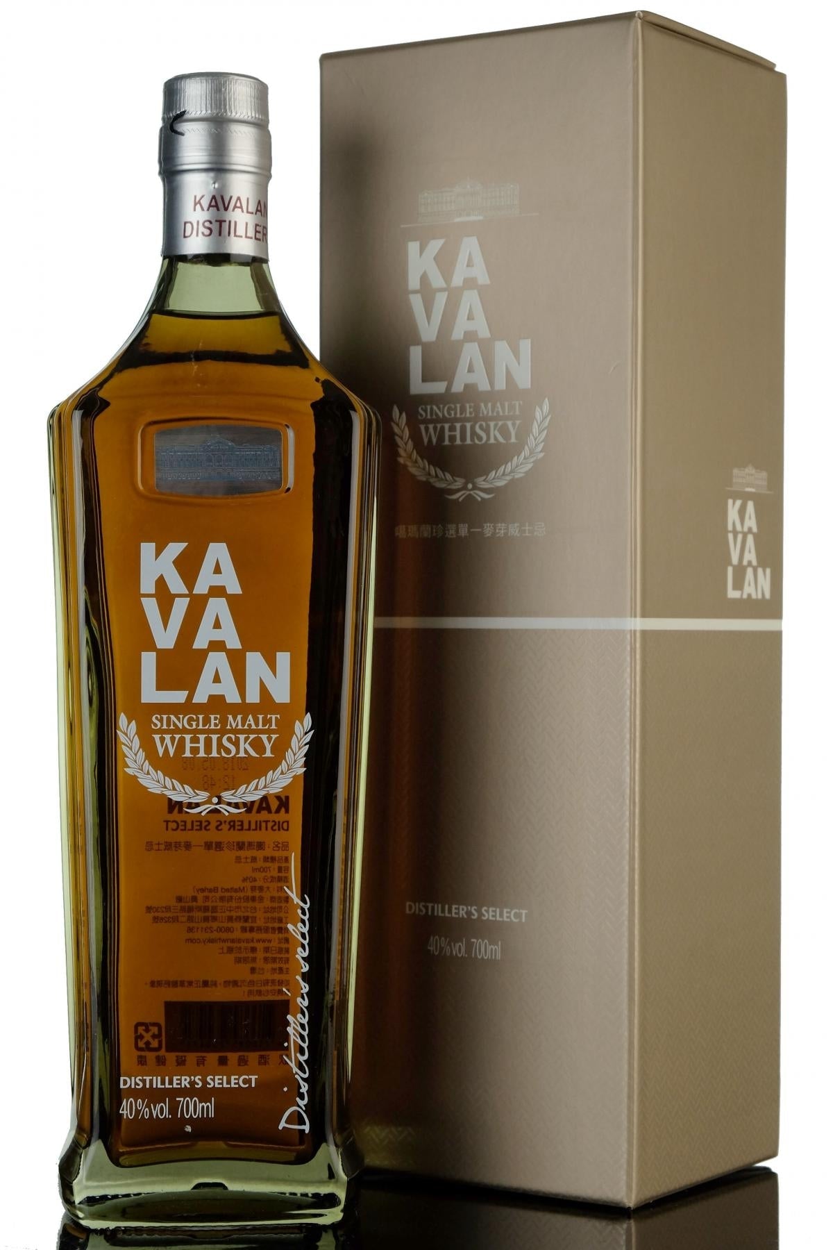 KAVALAN WHISKY DISTILLERY SELECT TAIWAN 86PF 750ML Spirits