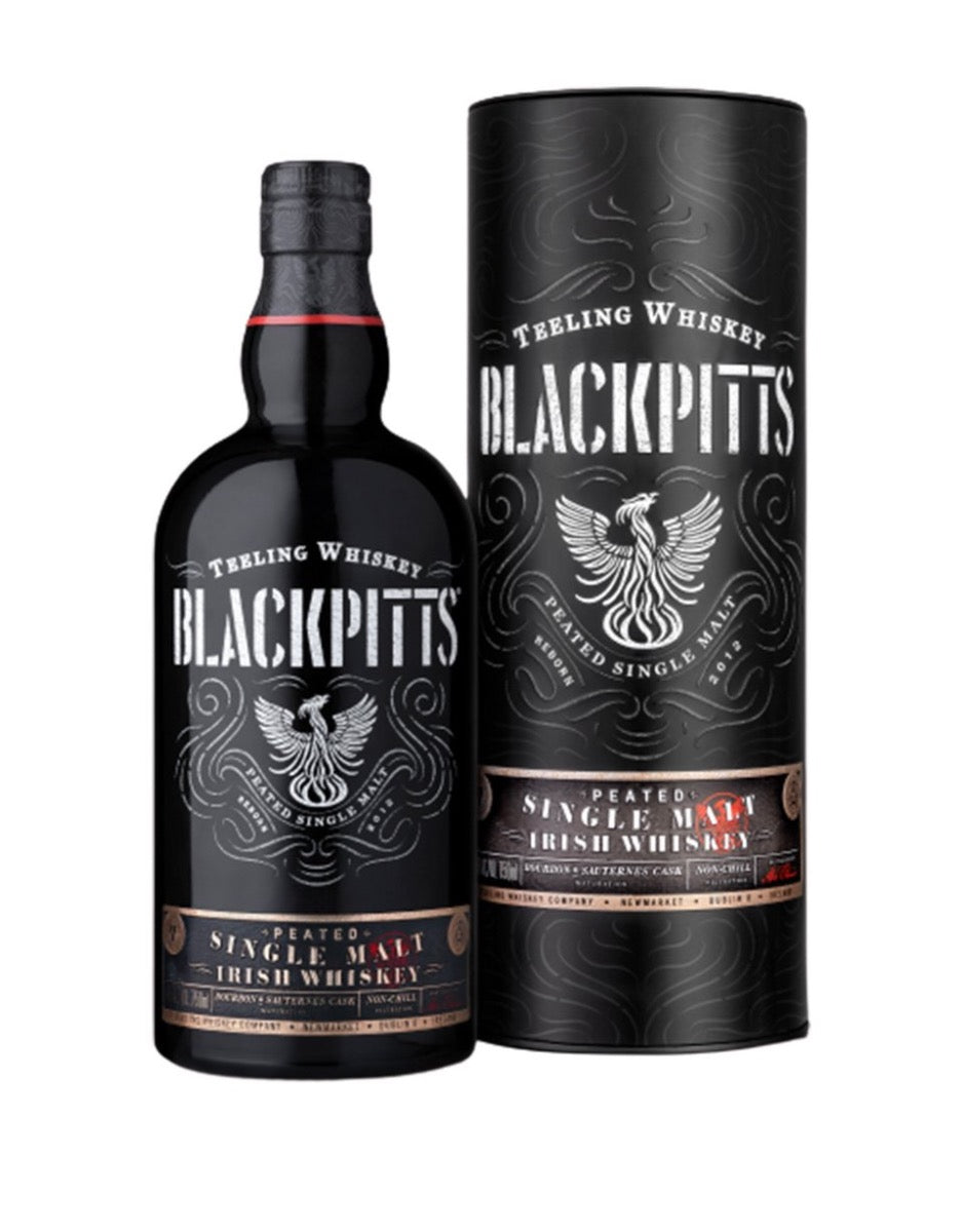 TEELING WHISKEY BLACKPITTS SINGLE MALT PEATED IRISH 750ML Spirits