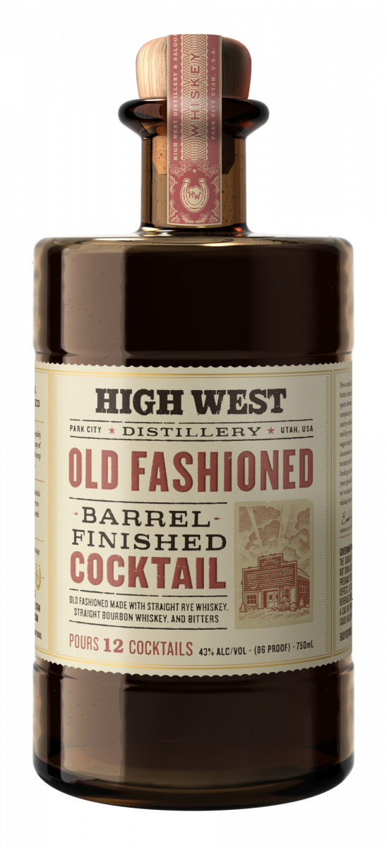 HIGH WEST OLD FASHIONED BARREL FINISHED COCKTAIL 750ML Spirits