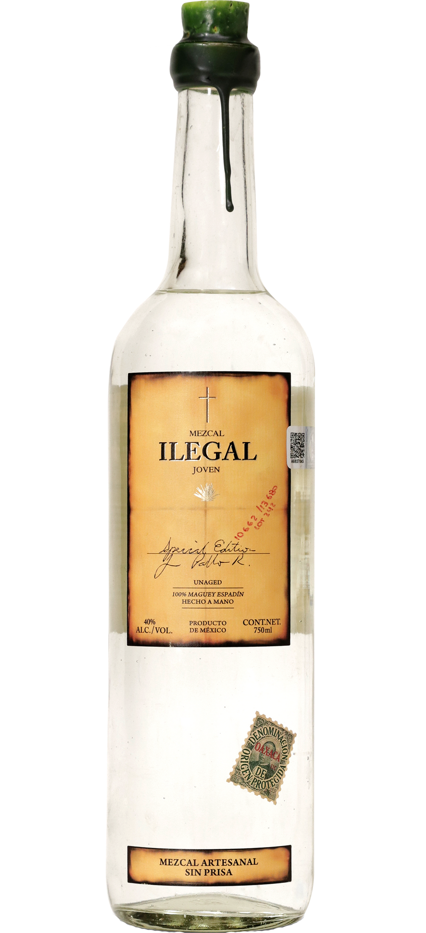 ILEGAL MEZCAL JOVEN 750ML Spirits