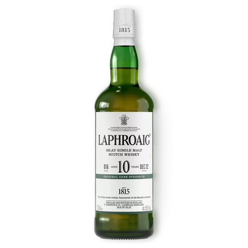 LAPHROAIG SCOTCH SINGLE MALT CASK STRENGTH BATCH 16 ISLAY 10YR 750ML LIQ