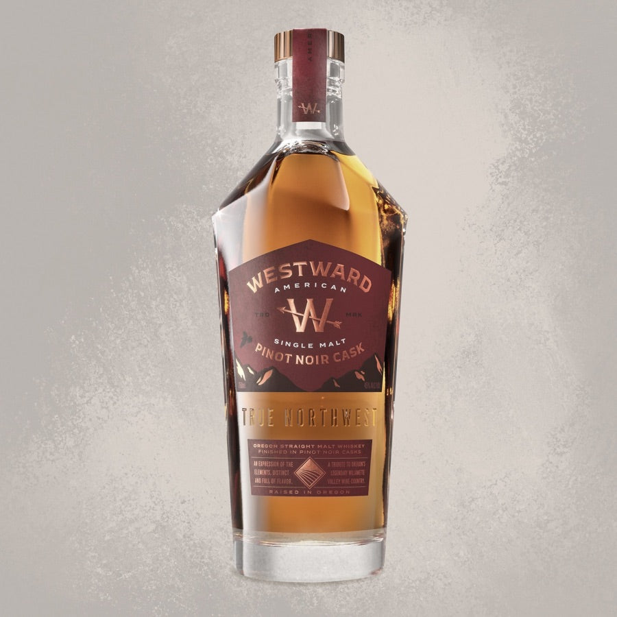 WESTWARD WHISKEY SINGLE MALT PINOT NOIR CASK OREGON 750ML Spirits