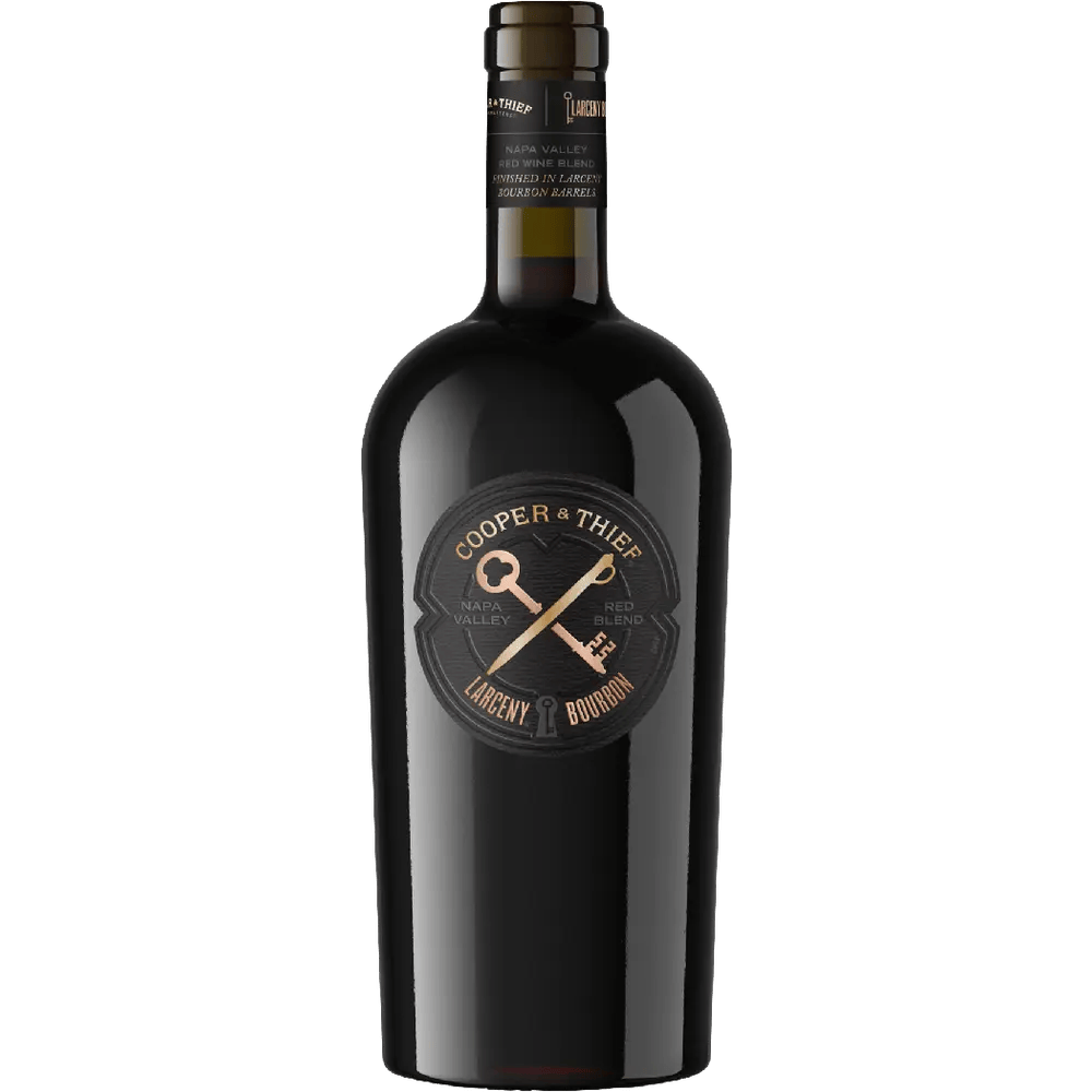 COOPER & THIEF RED BLEND FINISHED IN LARCENY BOURBON BARRELS NAPA VALLEY 2023 WINE