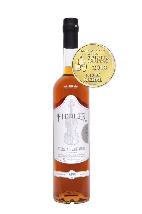 FIDDLER BOURBON GEORGIA HEARTWOOD SINGLE BARREL GEORGIA 750ML Spirits