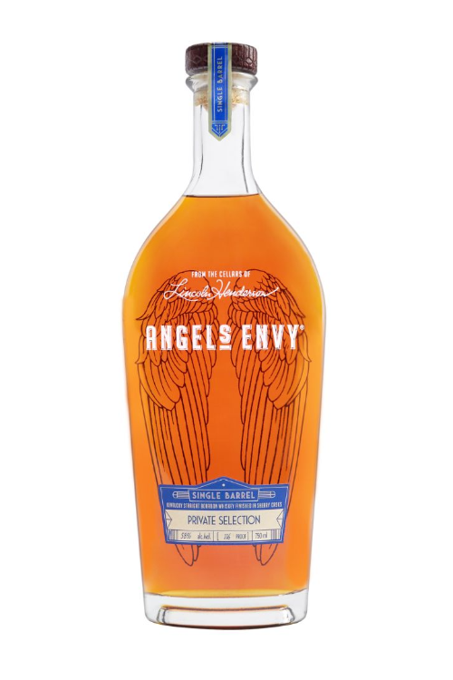 ANGELS ENVY BOURBON SINGLE BARREL PLATINUM BARRELS SELECT FINISHED IN SHERRY CASKS KENTUCKY 750ML LIQ