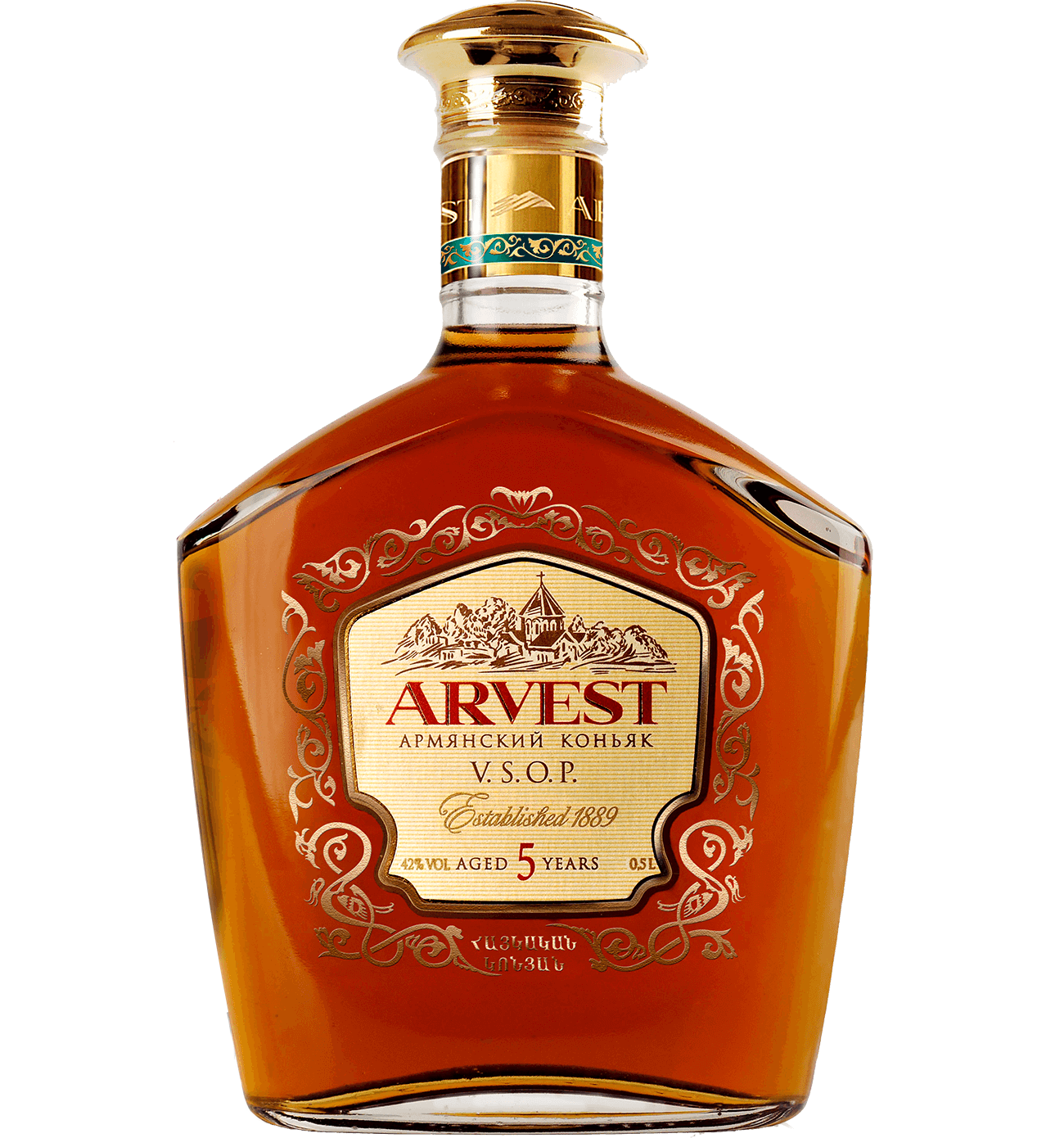 ARVEST BRANDY VSOP ARMENIA 5YR 750ML LIQ