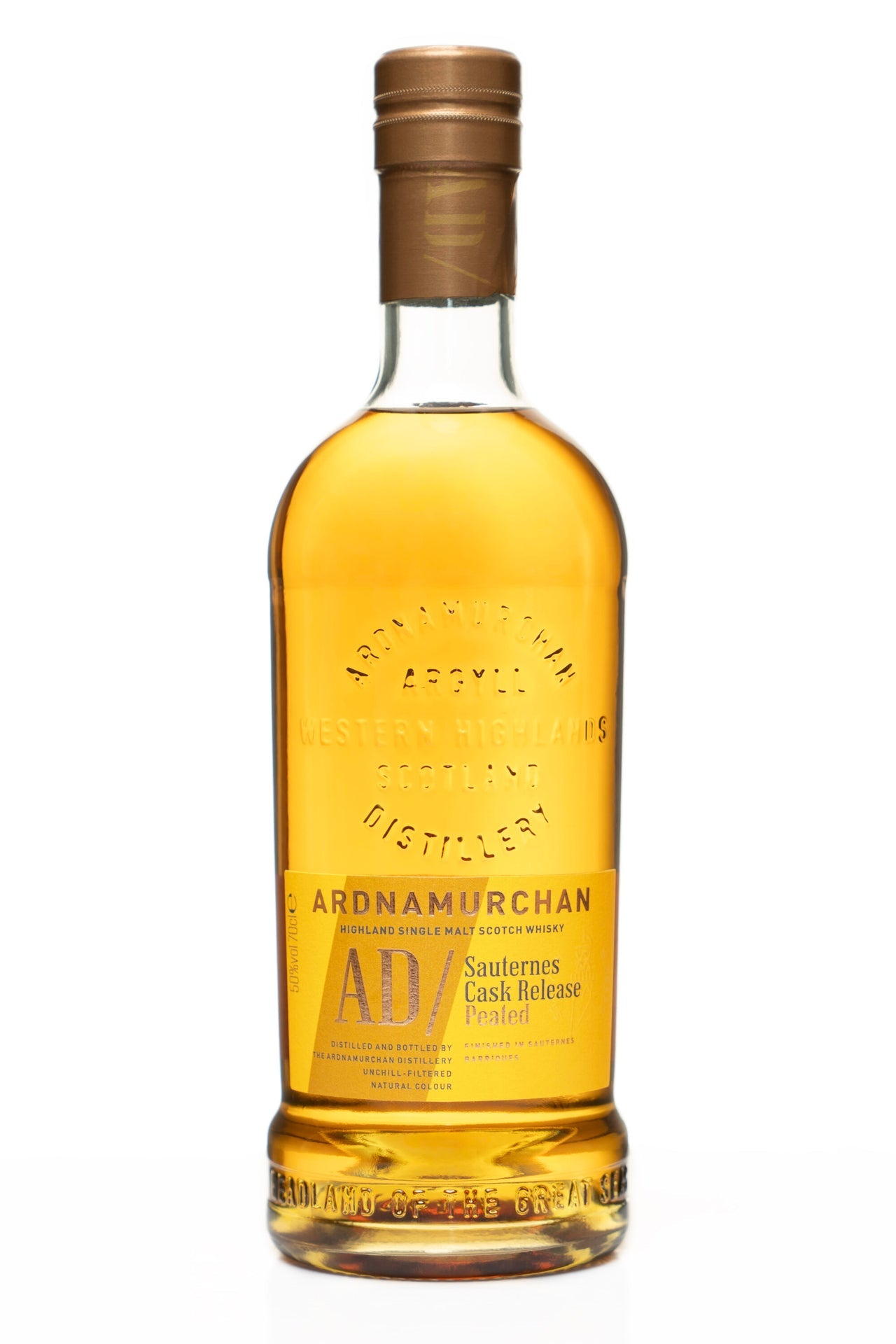 ARDNAMURCHAN SCOTCH SINGLE MALT PEATED SAUTERNES CASK RELEASE 700ML LIQ