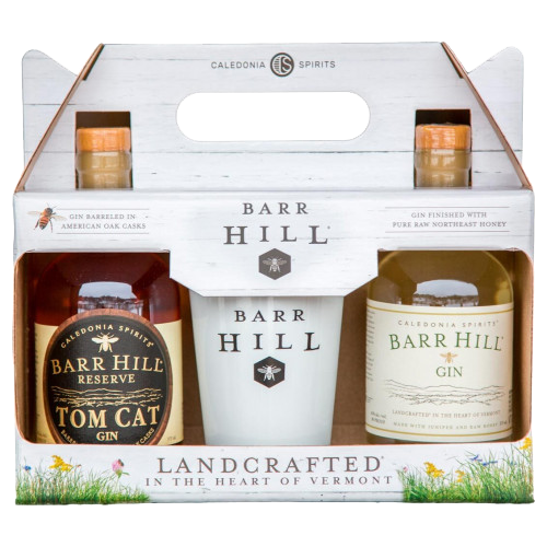 BARR HILL GIN GFT PK ( TOM CAT & REGULAR & RAW HONEY) 2X375ML - Remedy Liquor