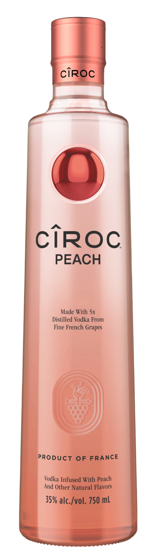 CIROC VODKA PEACH FRANCE 750ML Spirits