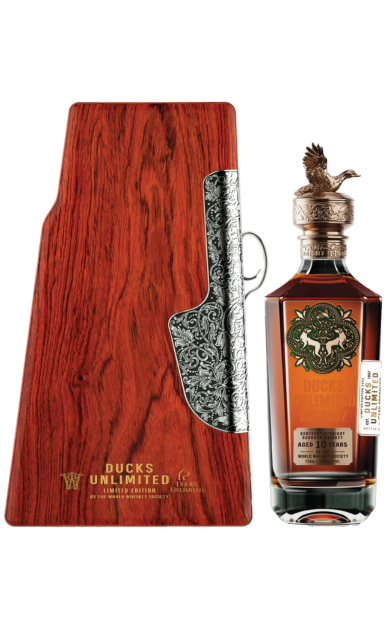 DUCKS UNLIMITED BOURBON WHISKEY STRAIGHT CASK STRENGTH KENTUCKY 10YR 750ML LIQ