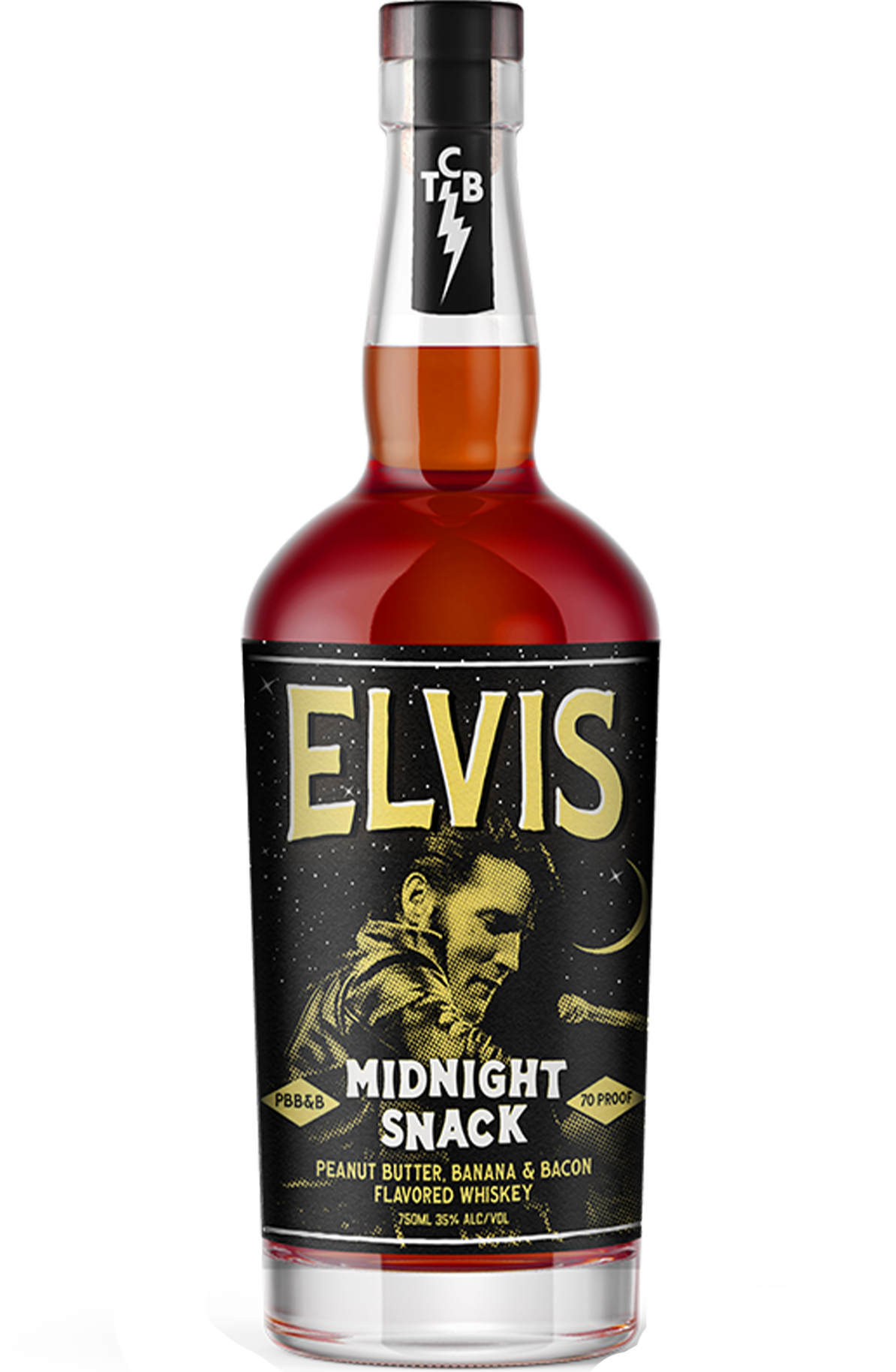 ELVIS WHISKEY FLAVORED MIDNIGHT SNACK TENNESSEE 750ML LIQ