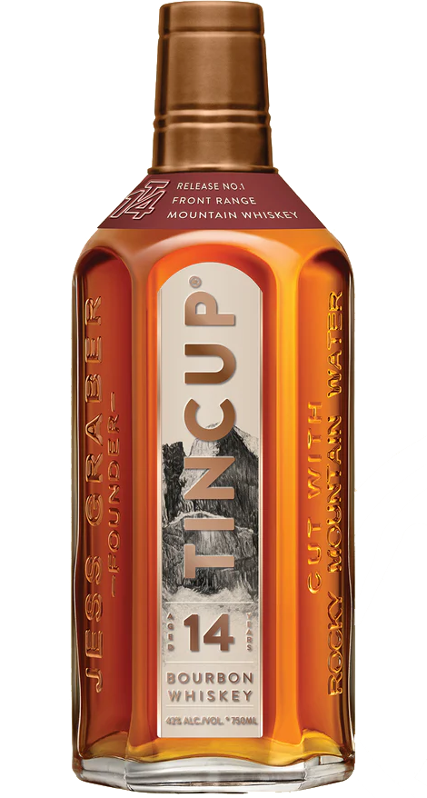 TIN CUP BOURBON STRAIGHT FOURTEENER COLORADO 14YR 750ML LIQ
