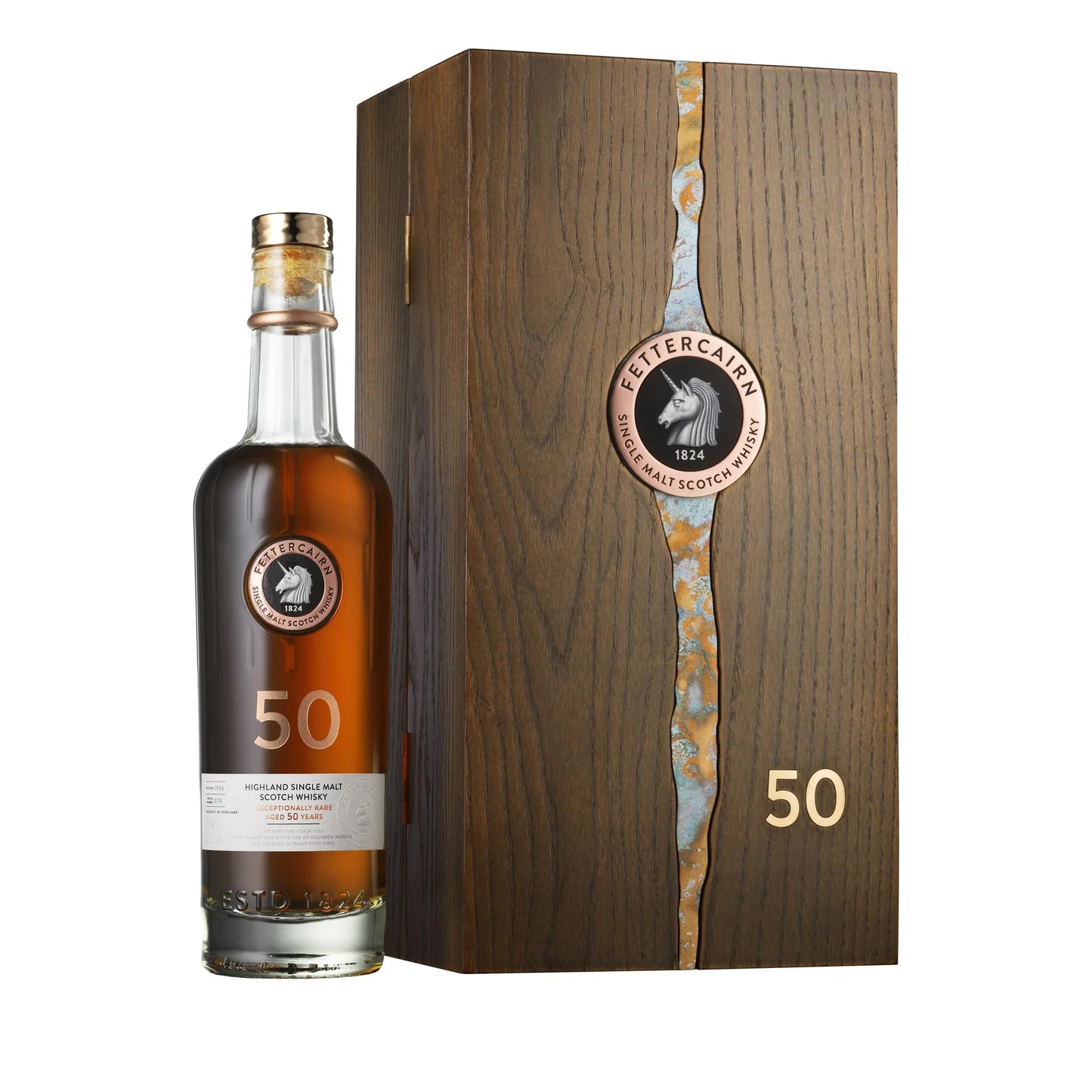 FETTERCAIRN SCOTCH SINGLE MALT HIGHLANDS 50YR 700ML LIQ