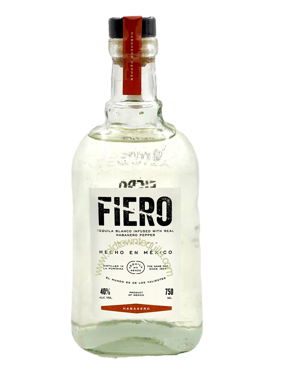FIERO TEQUILA BLANCO HABANERO 750ML