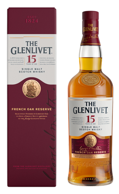 GLENLIVET SCOTCH SINGLE MALT 15YR 750ML Spirits