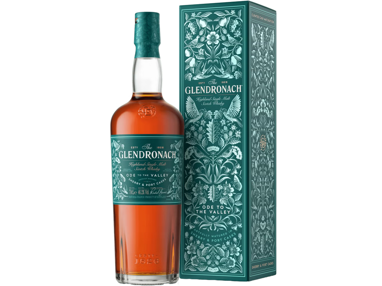 GLENDRONACH SCOTCH ODE TO THE VALLEY SINGLE MALT 700ML LIQ