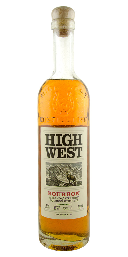 HIGH WEST WHISKEY BOURBON UTAH 750ML Spirits