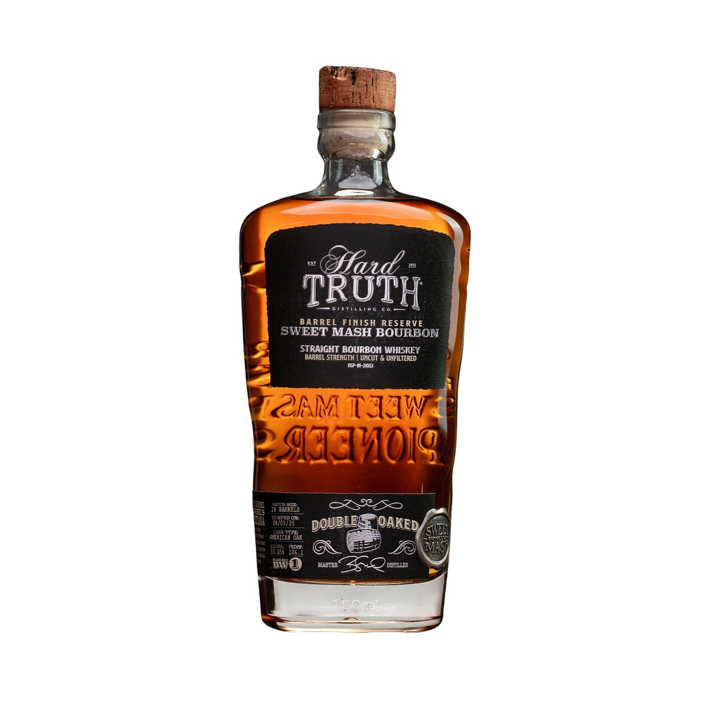 HARD TRUTH BOURBON DOUBLE OAKED SWEET MASH INDIANA 750ML LIQ