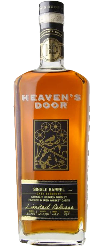 HEAVENS DOOR BOURBON SINGLE BARREL LIMITED EDITION FINISHED IN IRISH WHISKEY CASKS TENNESSEE 750ML LIQ