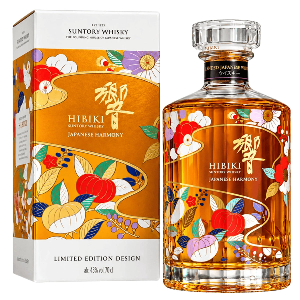 HIBIKI WHISKY BLEND HARMONY LIMITED CHISO COLLABORATION DESIGN JAPAN 750ML LIQ
