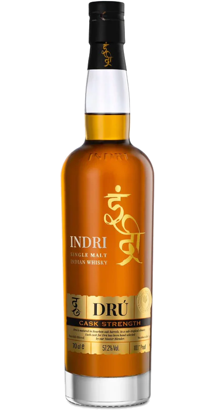 INDRI WHISKEY DRU SINGLE MALT CASK STRENGTH INDIA 750ML LIQ