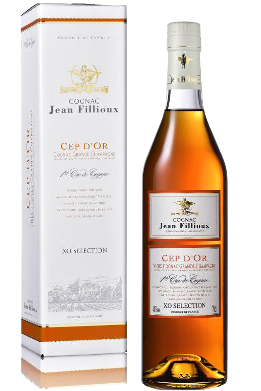 JEAN FILLIOUX COGNAC CEP D OR XO GRANDE CHAMPAGE FRANCE 750ML LIQ