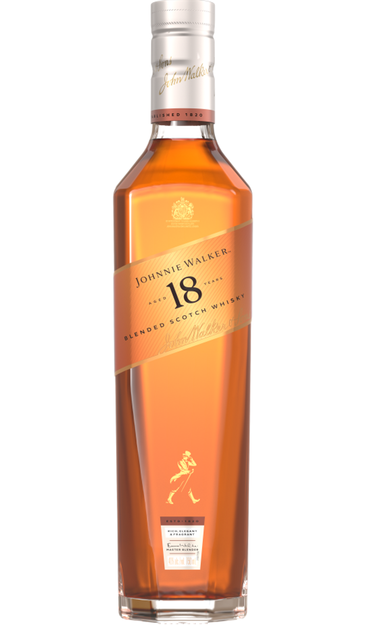 JOHNNIE WALKER SCOTCH BLENDED 18YR 750ML Spirits