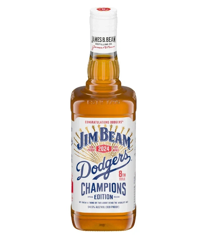 JIM BEAM BOURBON STRAIGHT LIMITED DODGERS EDITION KENTUCKY 750ML LIQ