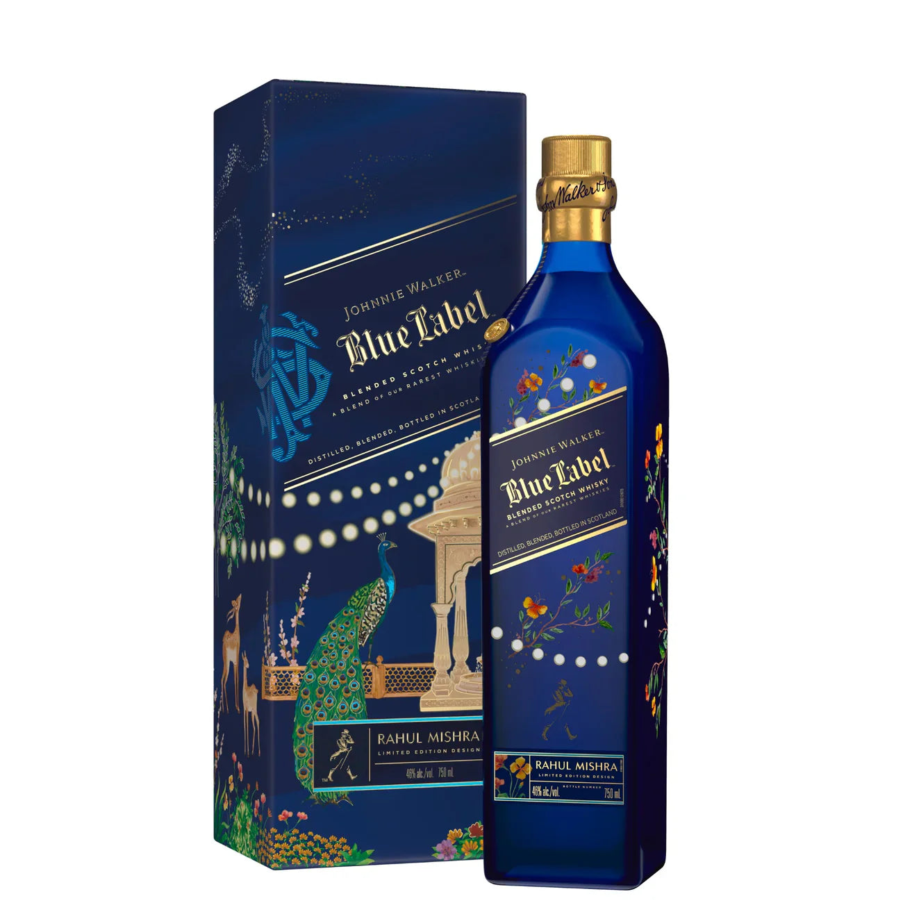 JOHNNIE WALKER SCOTCH BLENDED BLUE LABEL LIMITED DIWALI EDITION 750ML