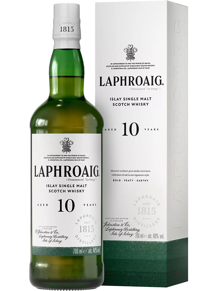 LAPHROAIG SCOTCH SINGLE MALT 86PF 10YR 750ML Spirits