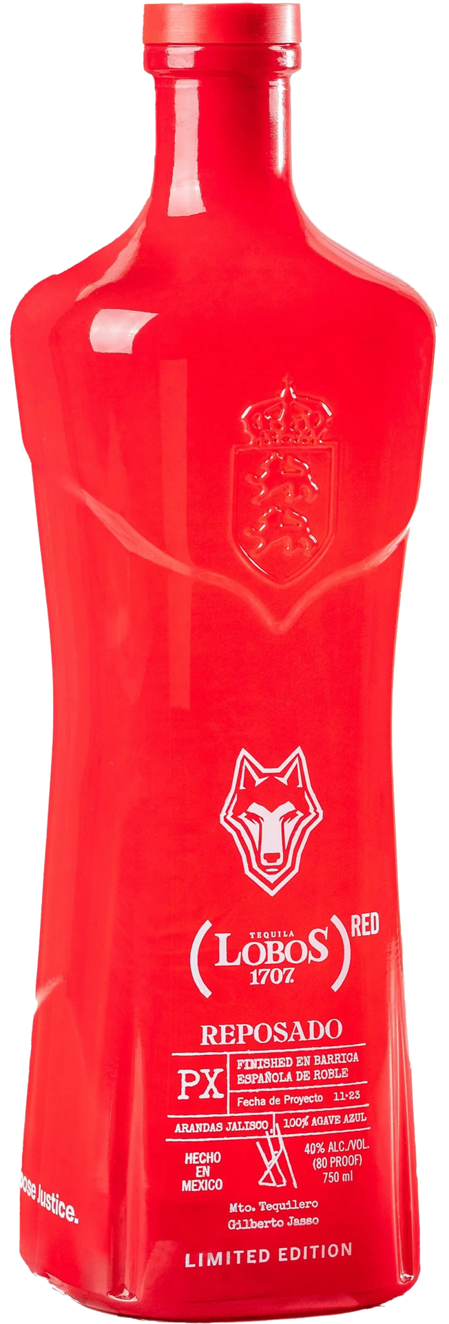 LOBOS 1707 TEQUILA REPOSADO RED LIMITED EDITION PX FINISHED 750ML LIQ