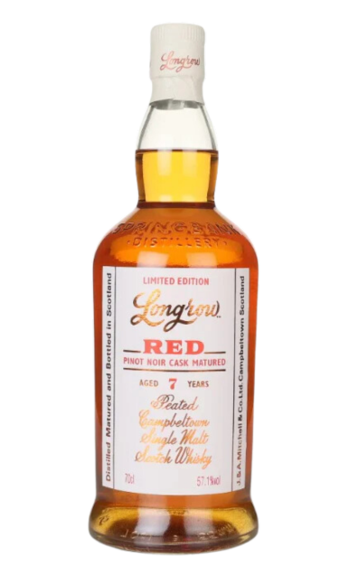 LONGROW RED SCOTCH SINGLE MALT PINOT NOIR CASK MATURED 7YR CAMPBELTOWN 750ML LIQ