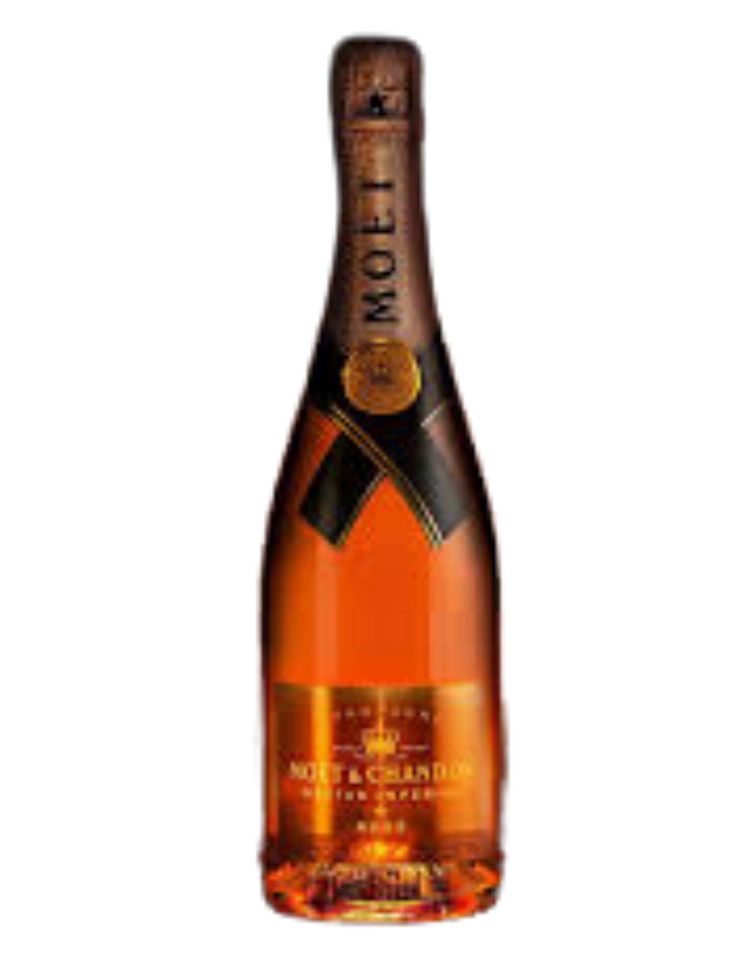 MOET & CHANDON CHAMPAGNE NECTAR IMPERIAL ROSE WOW LUMINATED LIMITED EDITION FRANCE 750ML WINE