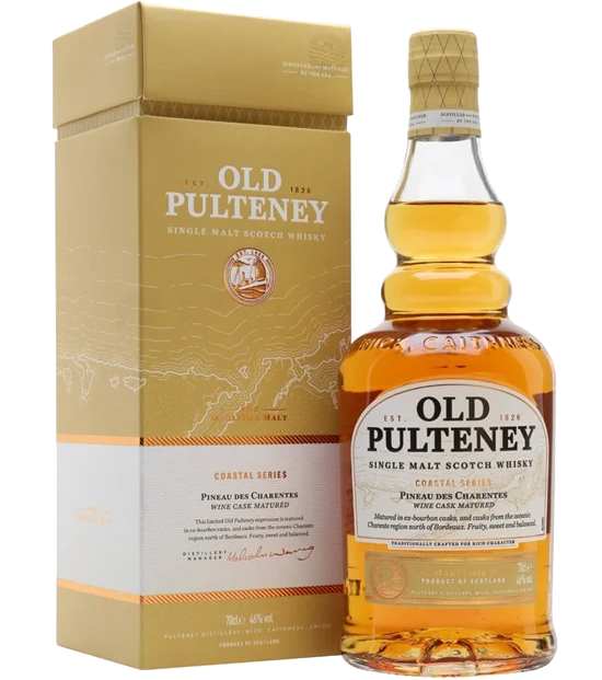 OLD PULTENEY SCOTCH SINGLE MARITIME MALT COASTAL SERIES WINE CASK MATURED 750ML LIQ