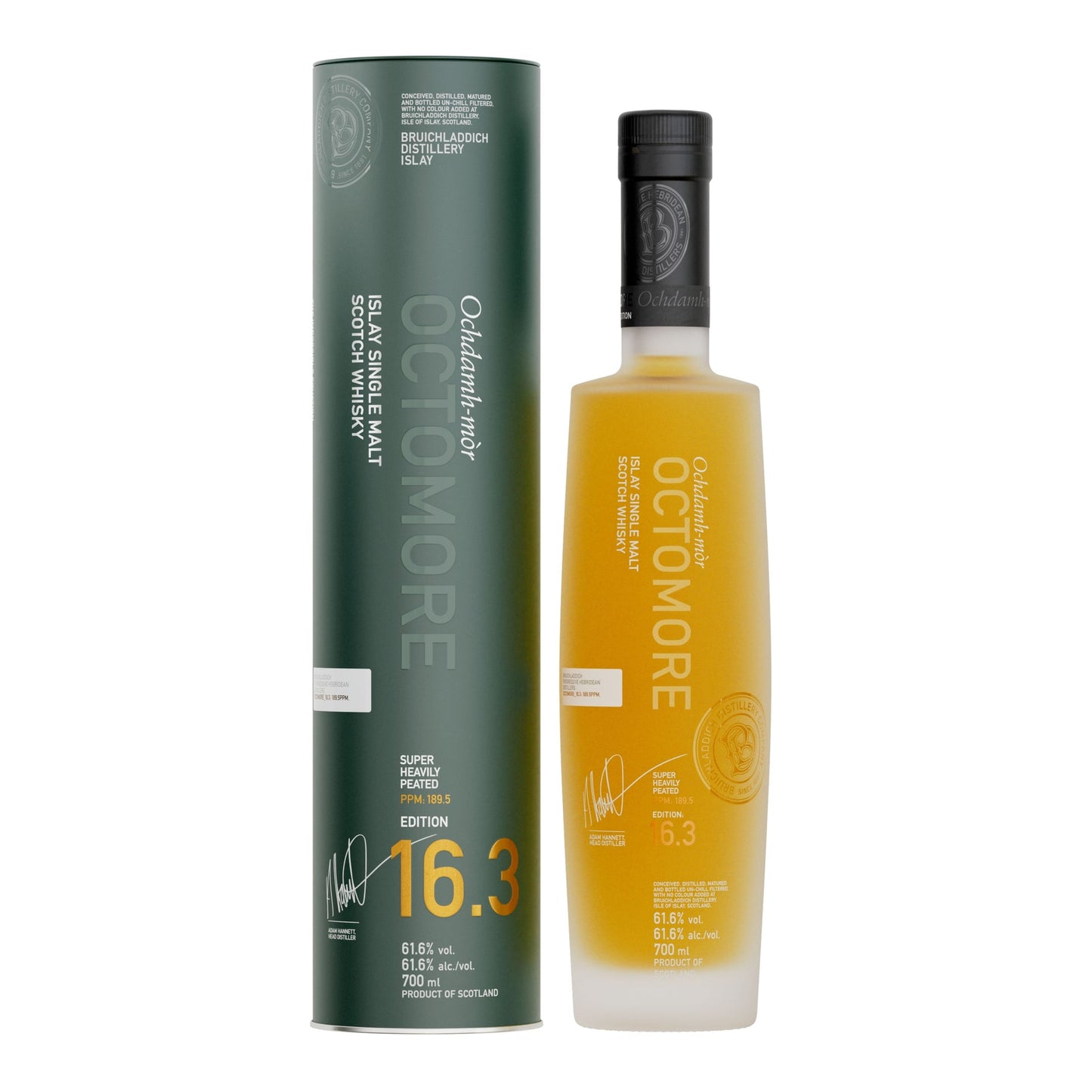 BRUICHLADDICH OCTOMORE SERIES SCOTCH SINGLE MALT ISLAY 16.3 EDITION 700ML LIQ