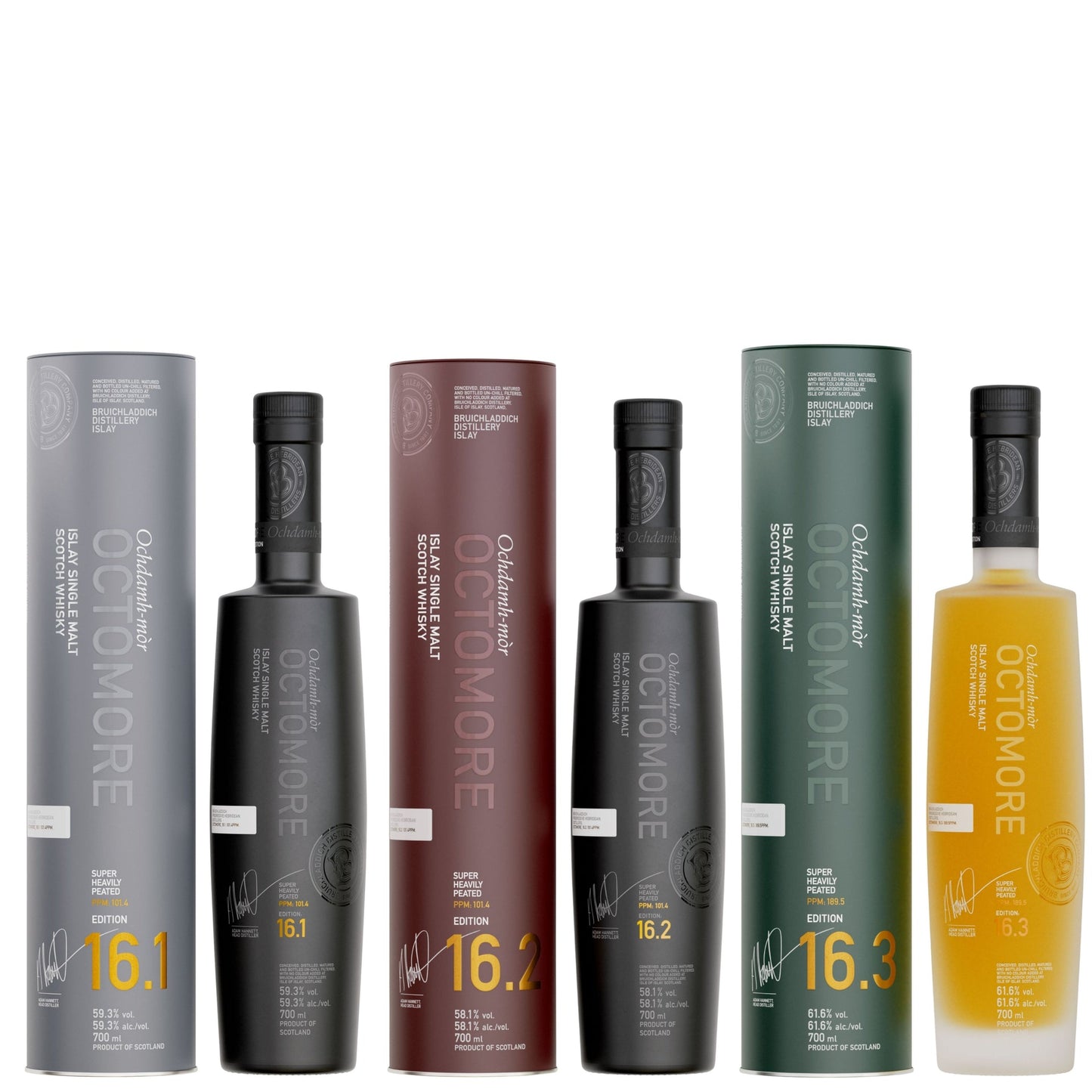 Bruichladdich Scotch Octomore 16 Series 3 Bottle Bundle