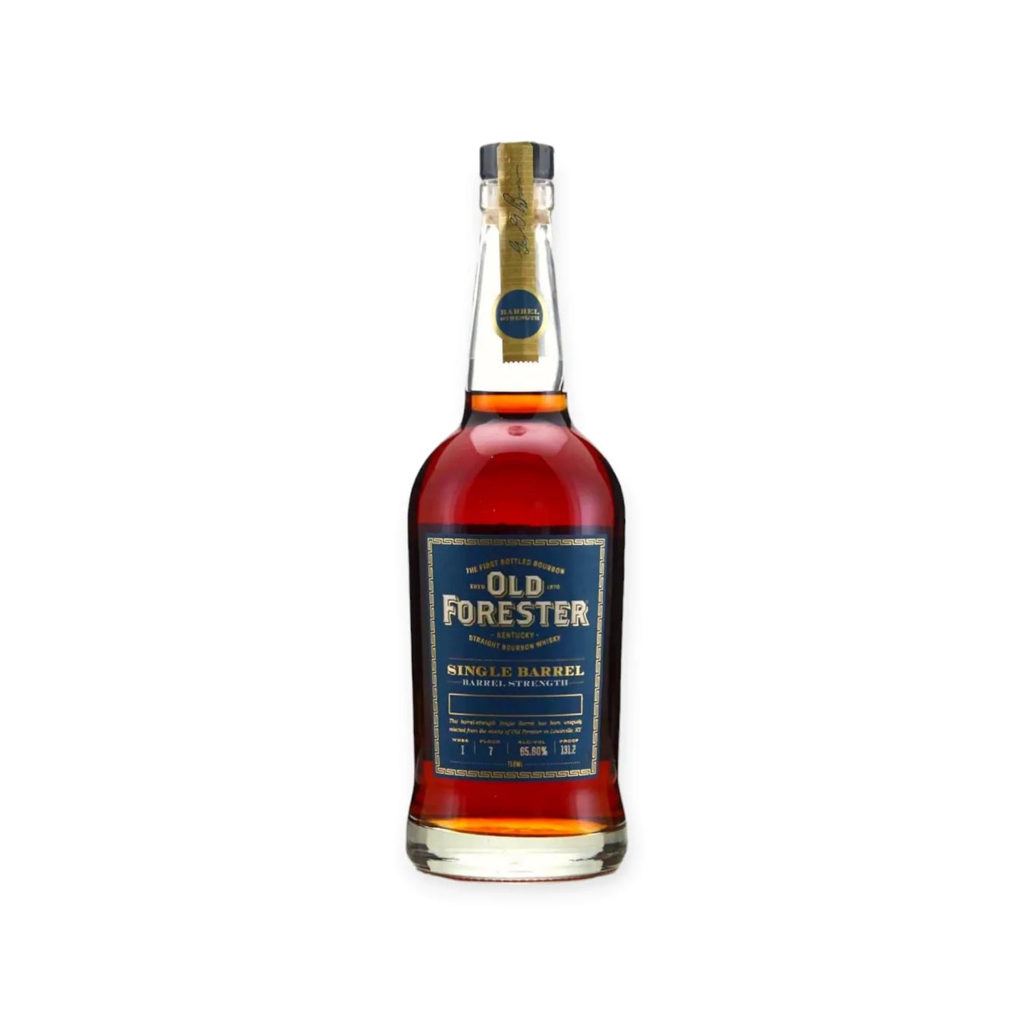 OLD FORESTER BOURBON SINGLE BARREL BARREL STRENGTH KENTUCKY 750ML LIQ