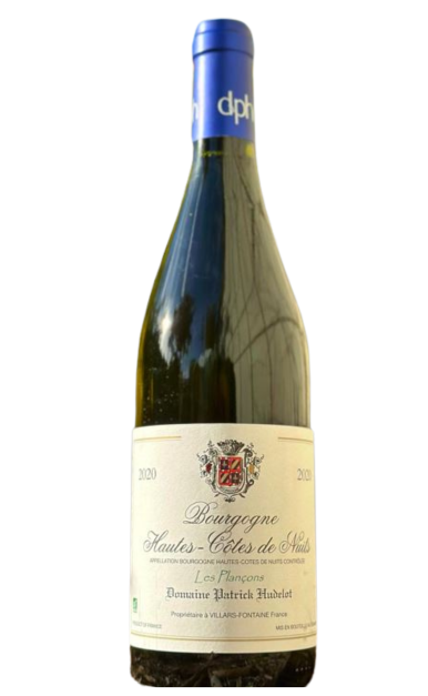 DOMAINE PATRICK HUDELOT WHITE WINE BOURGOGNE HAUTES COTES DE NUITS LES PLANCONS FRANCE 2022 WINE