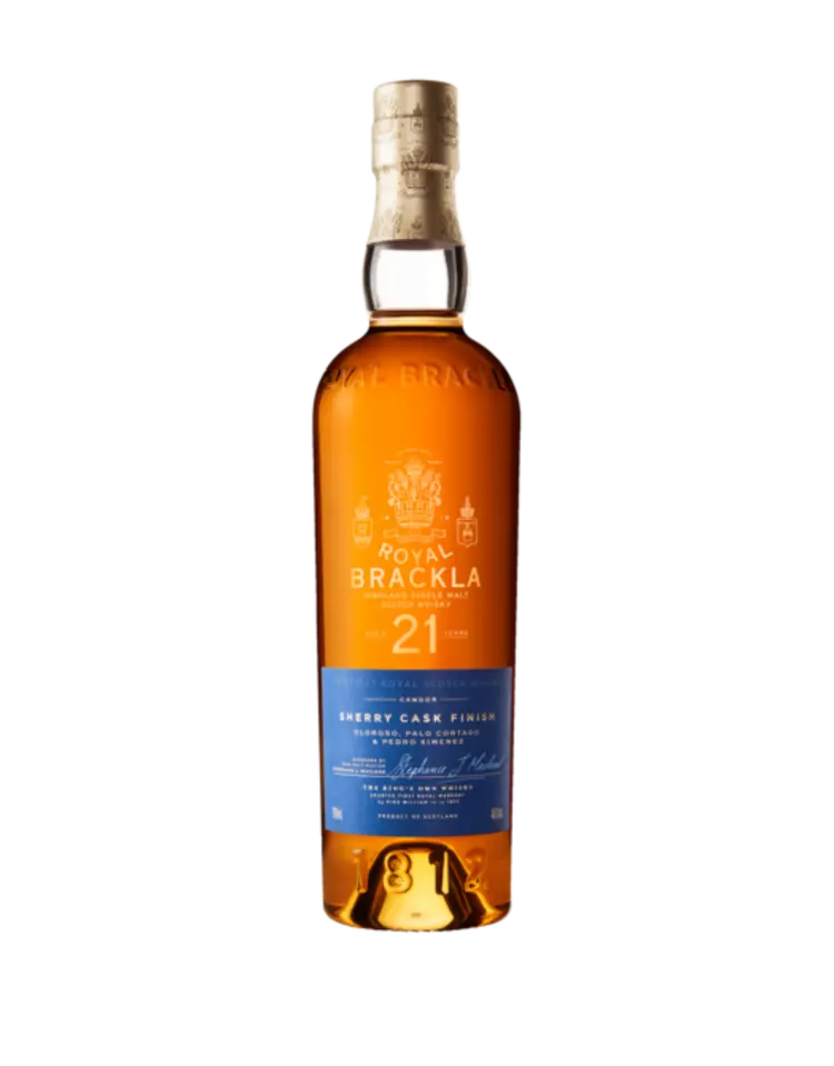 ROYAL BRACKLA SCOTCH SINGLE MALT HIGHLAND 21YR 750ML Spirits